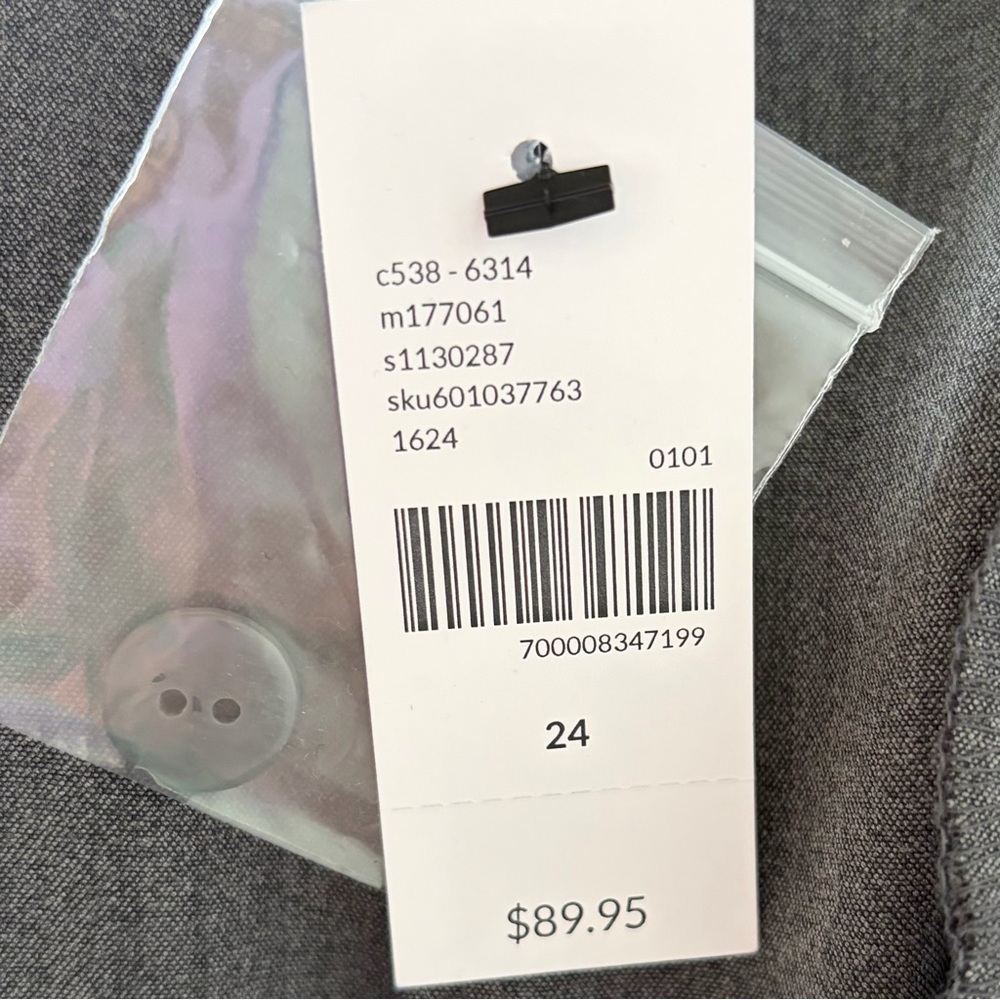 •Lane Bryant• NWT Gray High Rise Wide Leg Pants - Size 24 - Picture 6 of 9
